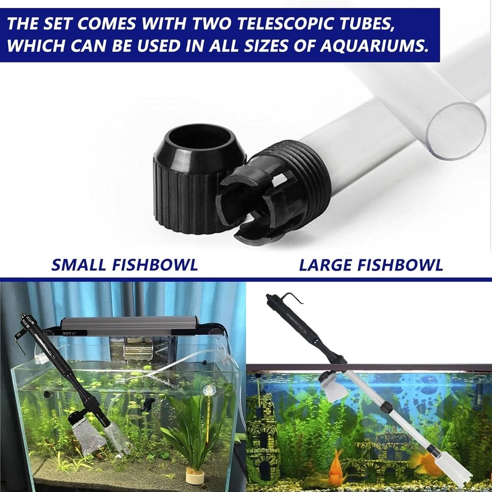 Electric Aquarium Gravel Cleaner Fish Tank Vacuum Gravel Cleaner image 4