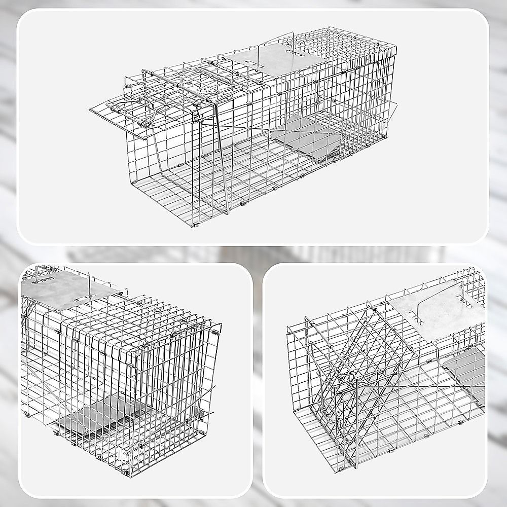 Trap Humane Possum Cage Live Animal Safe Catch Rabbit Cat Hare Fox Bird image 9