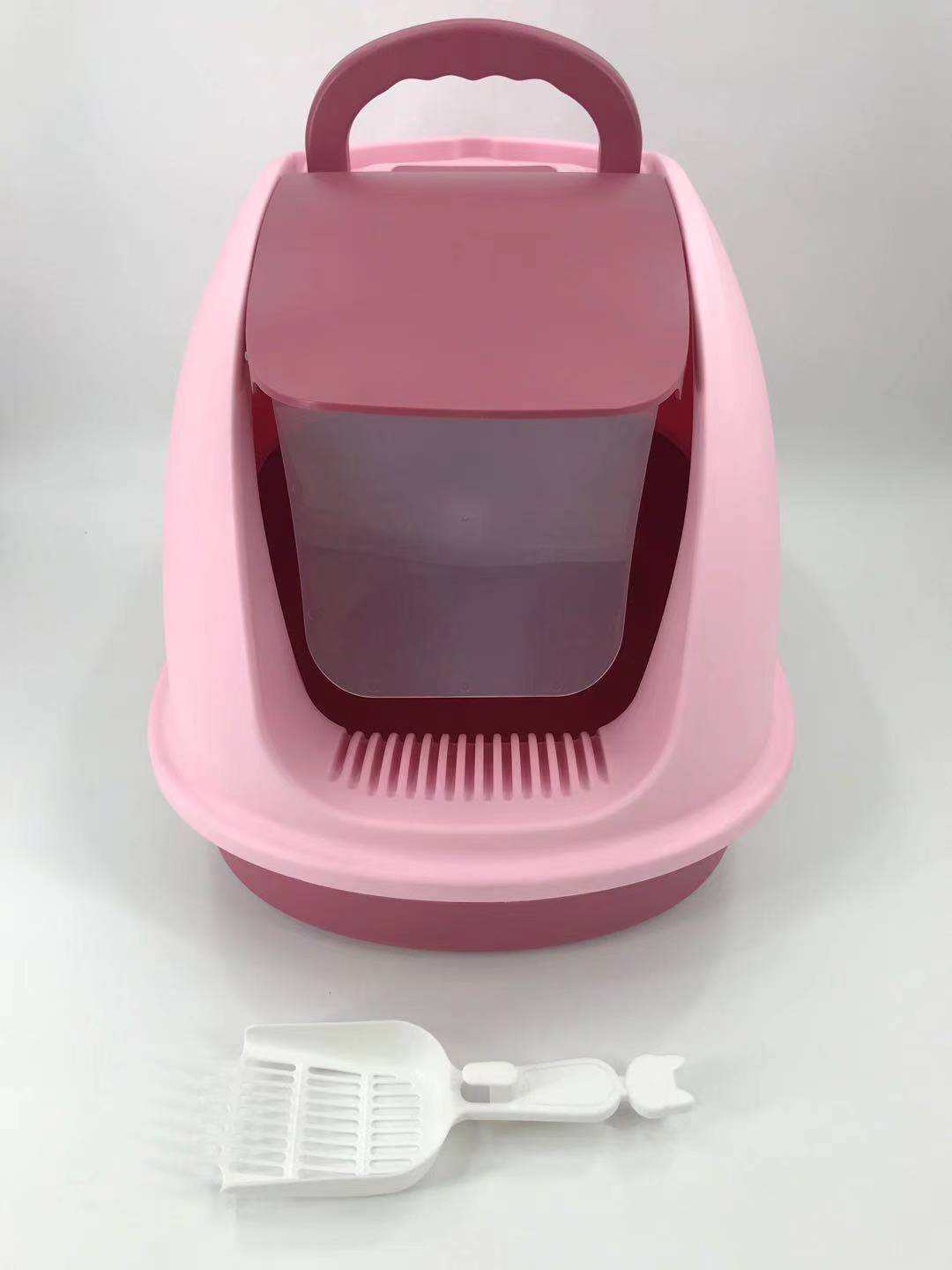YES4PETS XL Portable Hooded Cat Toilet Litter Box Tray House with Charcoal Filter and… image 2
