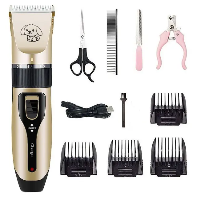 Professional Dog Clippers Grooming Kits and Paw Trimmers