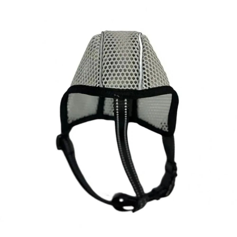 Breathable Mesh Dog Muzzle for Long-Snout Breeds with Reflective Adjustable Straps image 12
