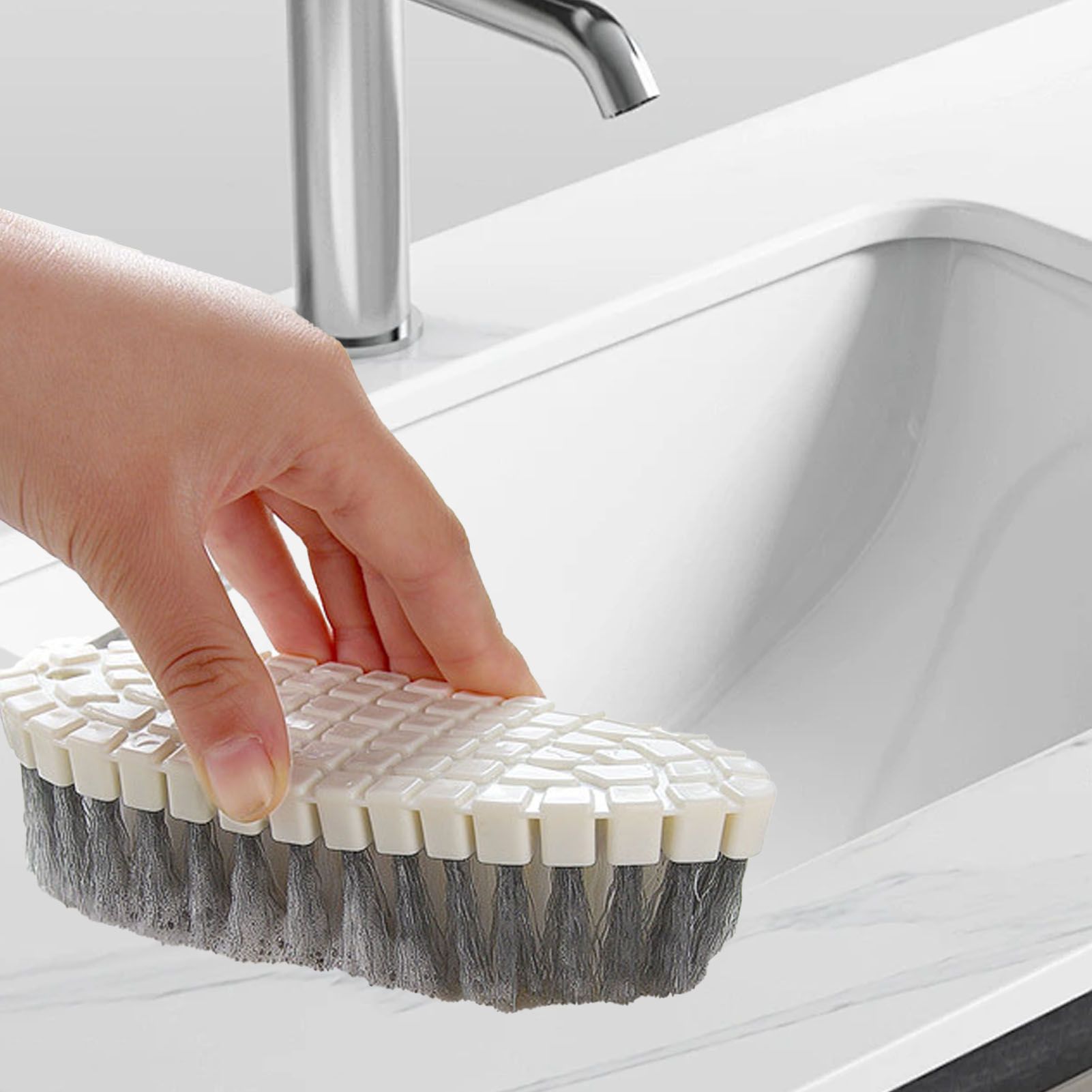 Bendable Scrub Bush Kitchen Sink Cleaning Brush Soft Bristles Tub Tile Brush for… image 8