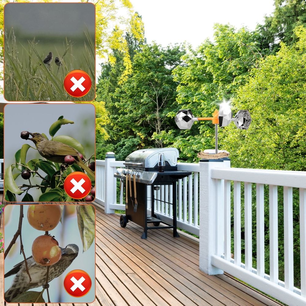Bird Repeller 360° Reflective Bird Deterrent image 5