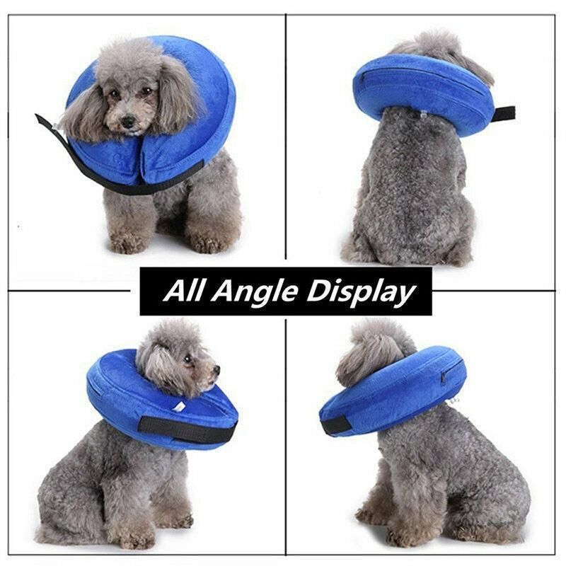 Grey Pet Dog Inflatable Soft Healing Collar Cone Wound Medical Cat Protective Jackets… image 10