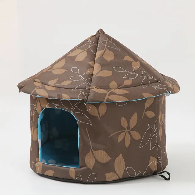 Outdoor Waterproof Cat House - Insulated, S