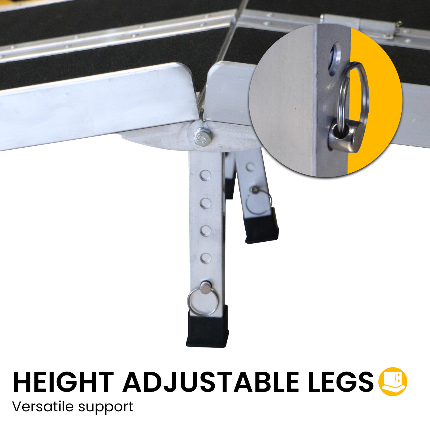 Kartrite 8FT Folding Aluminium Wheelchair Ramp Portable Suitcase Non-Slip Mobility… image 9