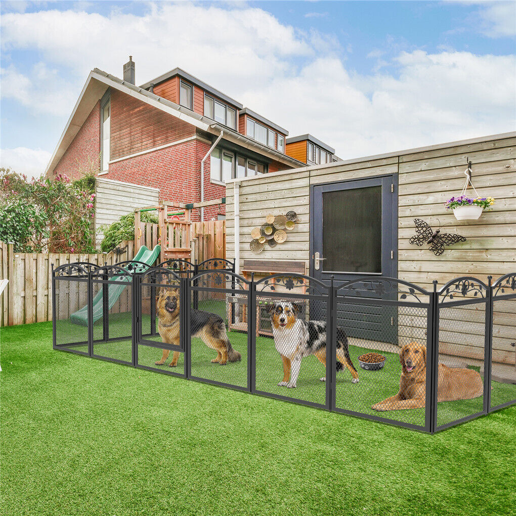 HeavyDuty Metal Dog Playpen w/ Waterproof Border image 2