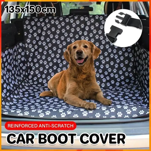 Large Waterproof Pet Travel Hammock Rear Car Cover Nonslip Design for Dogs and Cats