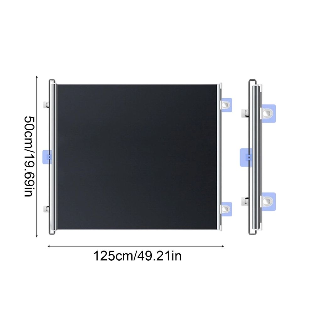 Pvc No Punch Retractable Pet Fence Jump Proof Partition Gate For Doorway Cat Dog… image 3