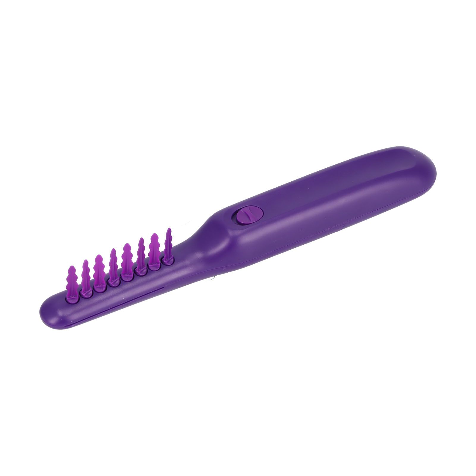 Detangling Brush Purple Anti Knotting Portable Rotatable Wet Dry Dual Use Detangler… image 3