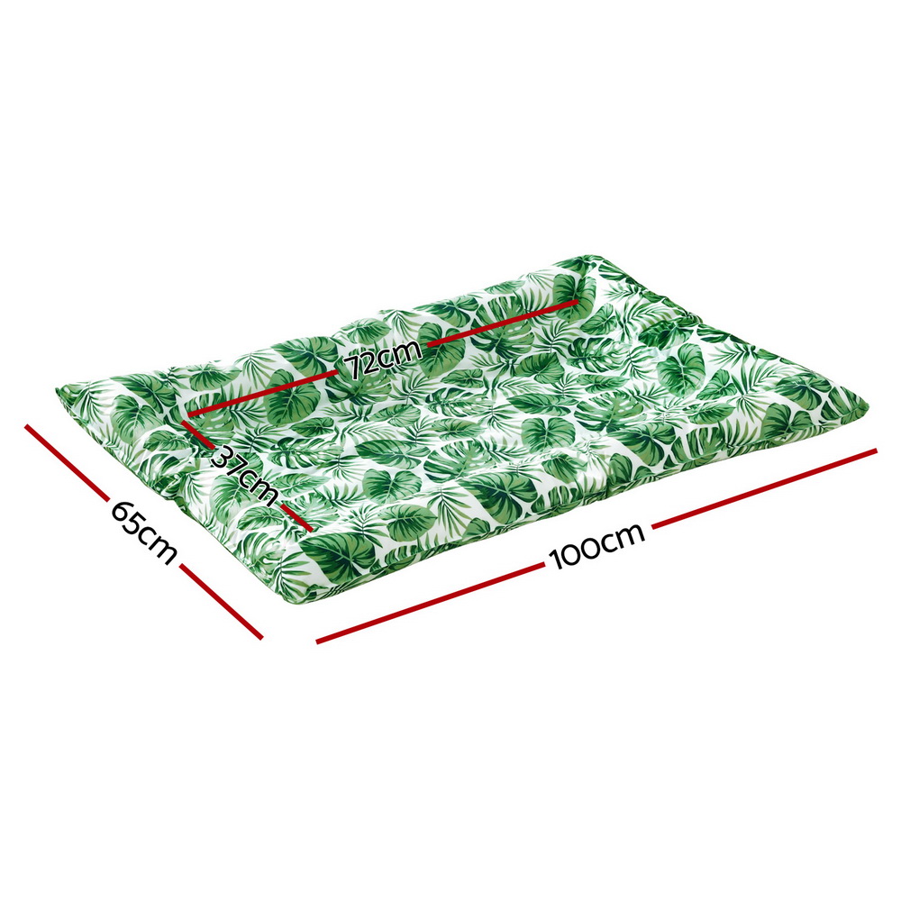 i.Pet Pet Cooling Mat Gel Dog Cat Self-cool Puppy Pad Large Bed Summer Green image 2