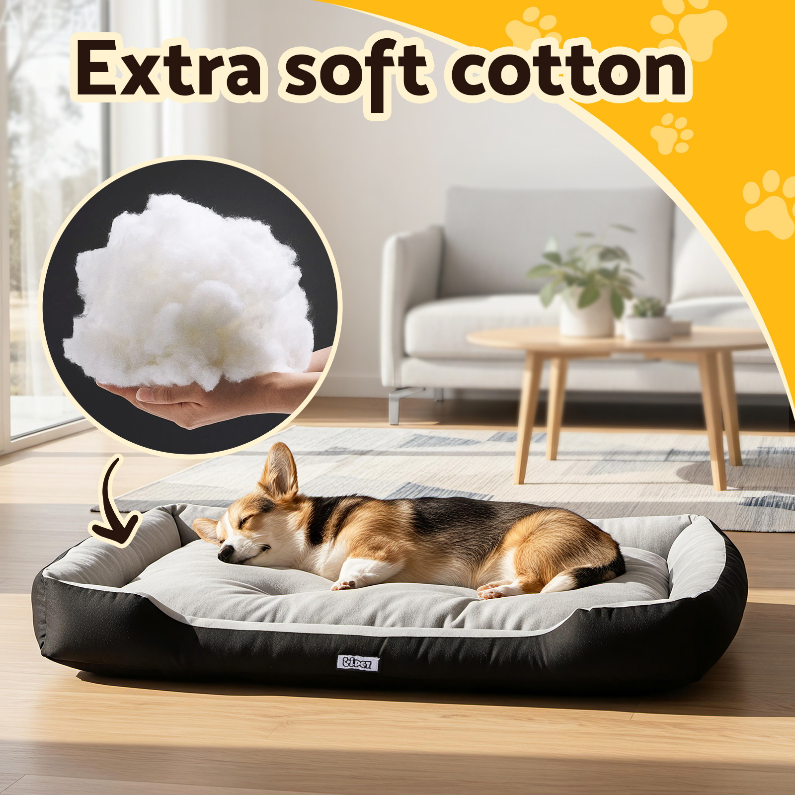 i.Pet Pet Bed Dog Bed Soft PP Cotton Mat Sleeping Comfy Cushion Washable Extra Large image 4