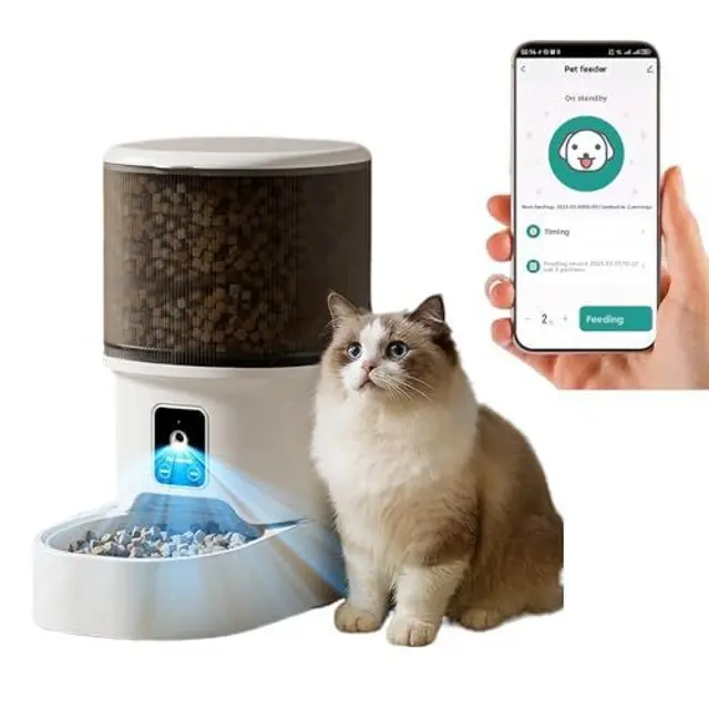 Smart Camera Pet Feeder with HD Camera