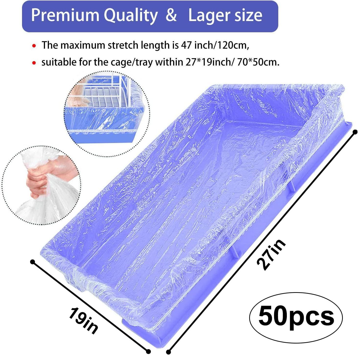 50 pcs Disposable Cage Liners image 2