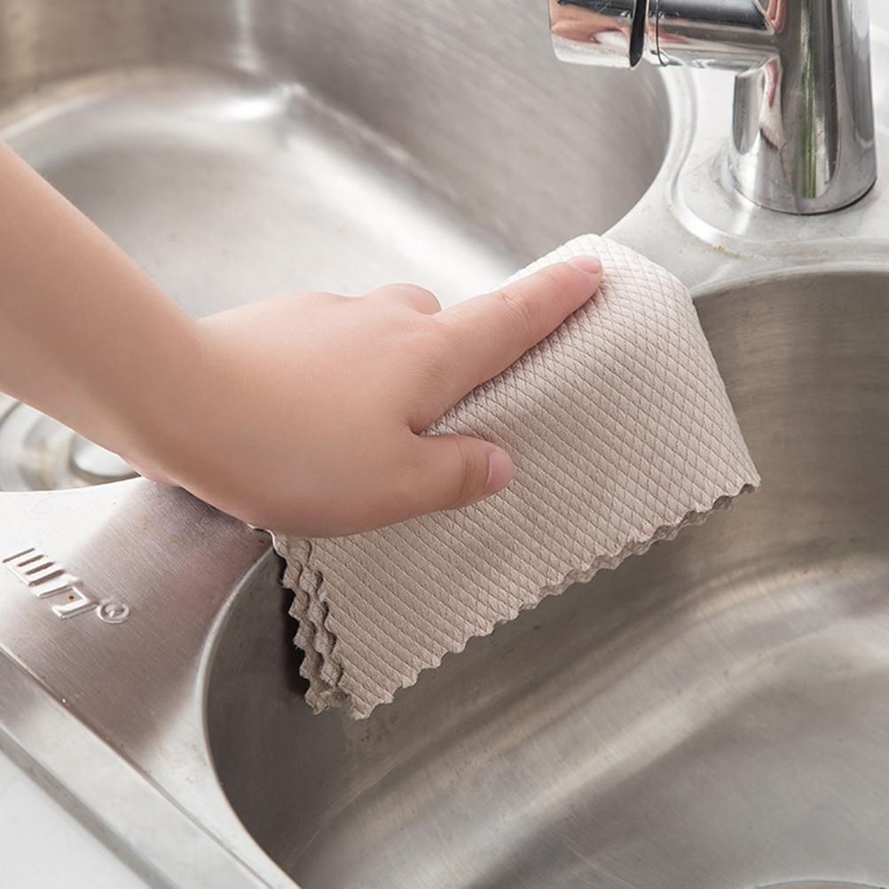 Special Fish Scale Rag For Glass Cleaning No Traces Housework Cleaning Cloth Kitchen… image 11