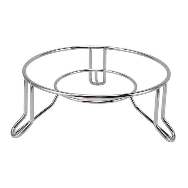 Stainless Steel Trivet Holder Round Hot Plate Rack Heat Insulation Pot Pan Rest Pad…
