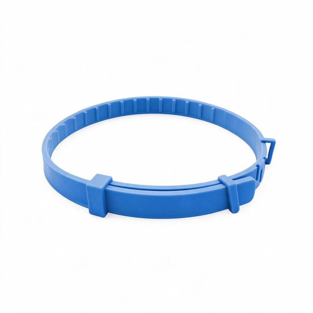 Blue 60g Tin 8-Month Flea & Tick Repelling Band for Large Dogs Water-Resistant…, 62cm