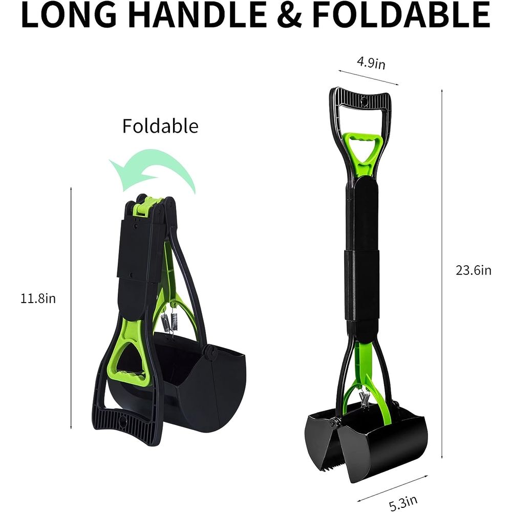 Pooper Scooper for Dogs and Cats – Portable Dog Poop Pick up Tool image 2