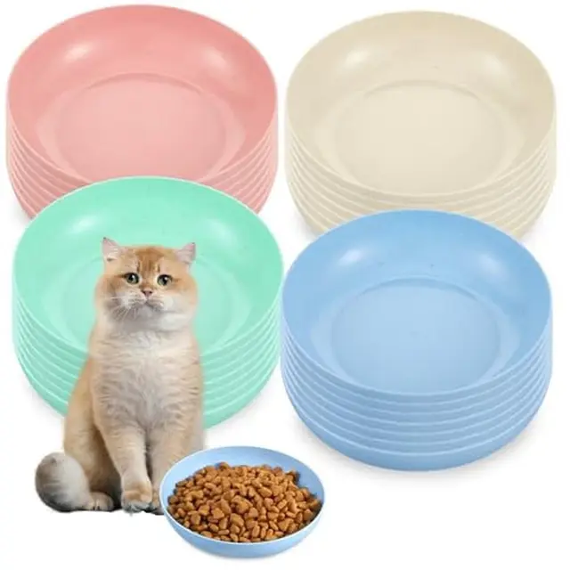28 Pcs Whisker Fatigue Relief Cat Bowl, 28 Piece