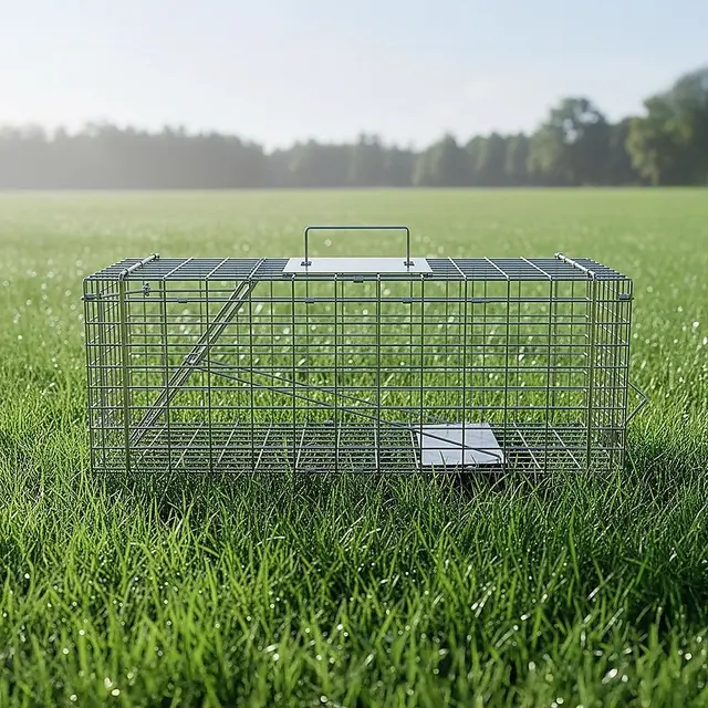 Trap Humane Possum Cage Live Animal Safe Catch Rabbit Cat Hare Fox Bird