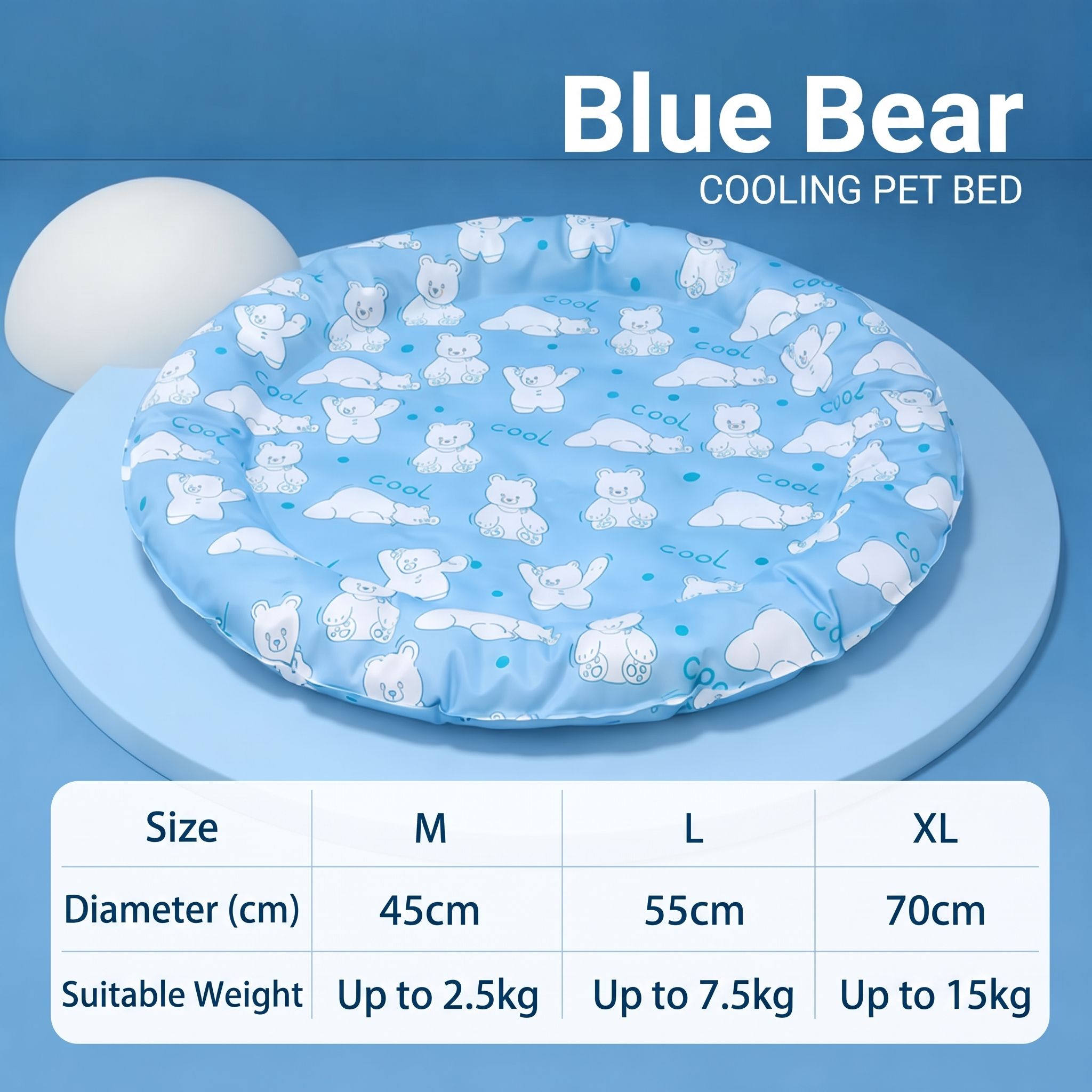 Summer Cooling Pet Bed for Cats and Dogs – Portable Pet Sleeping Pad for Home image 13