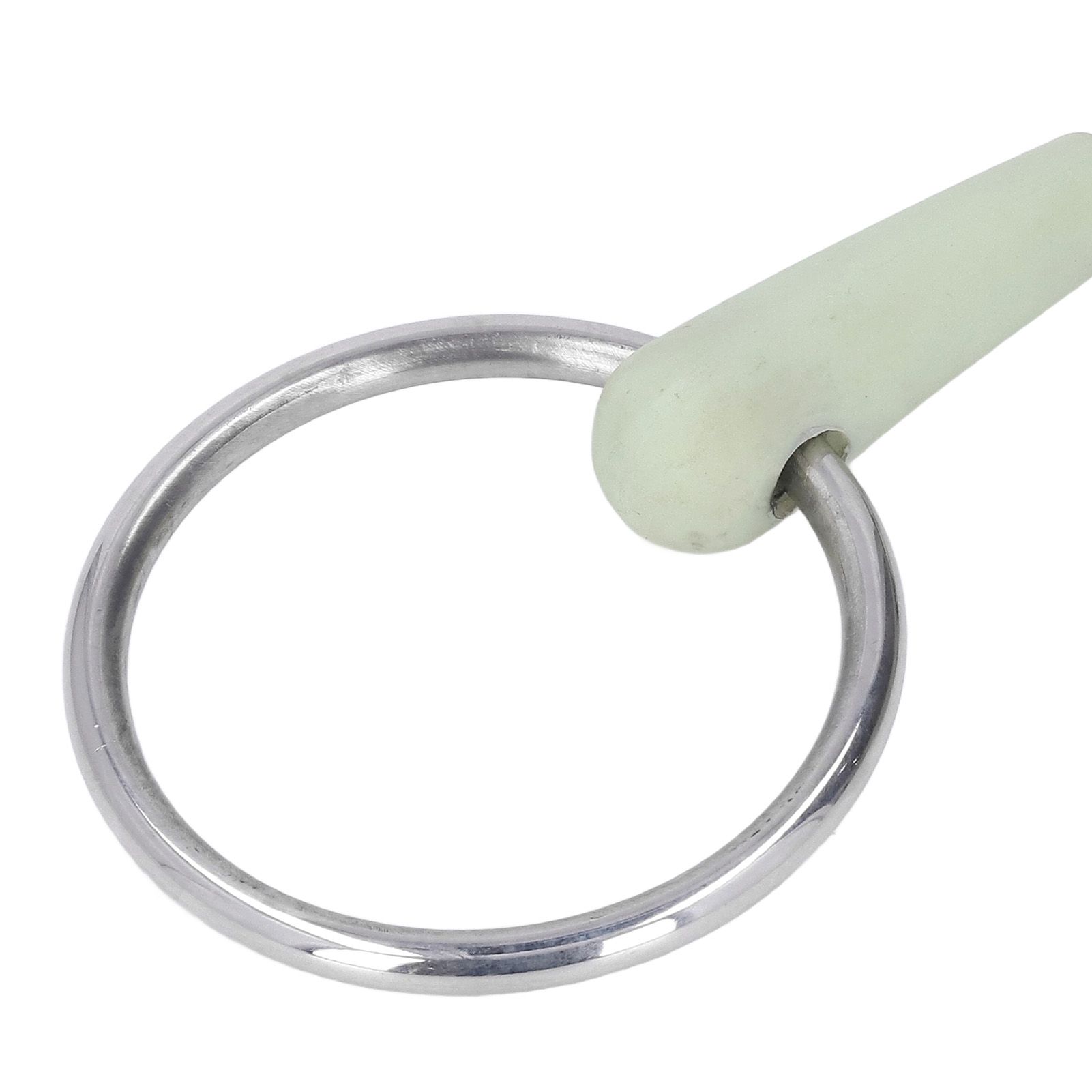 130mm Horse Mouth Snaffle with Chain Stainless Steel Horse Bit for Equestrian Training… image 14