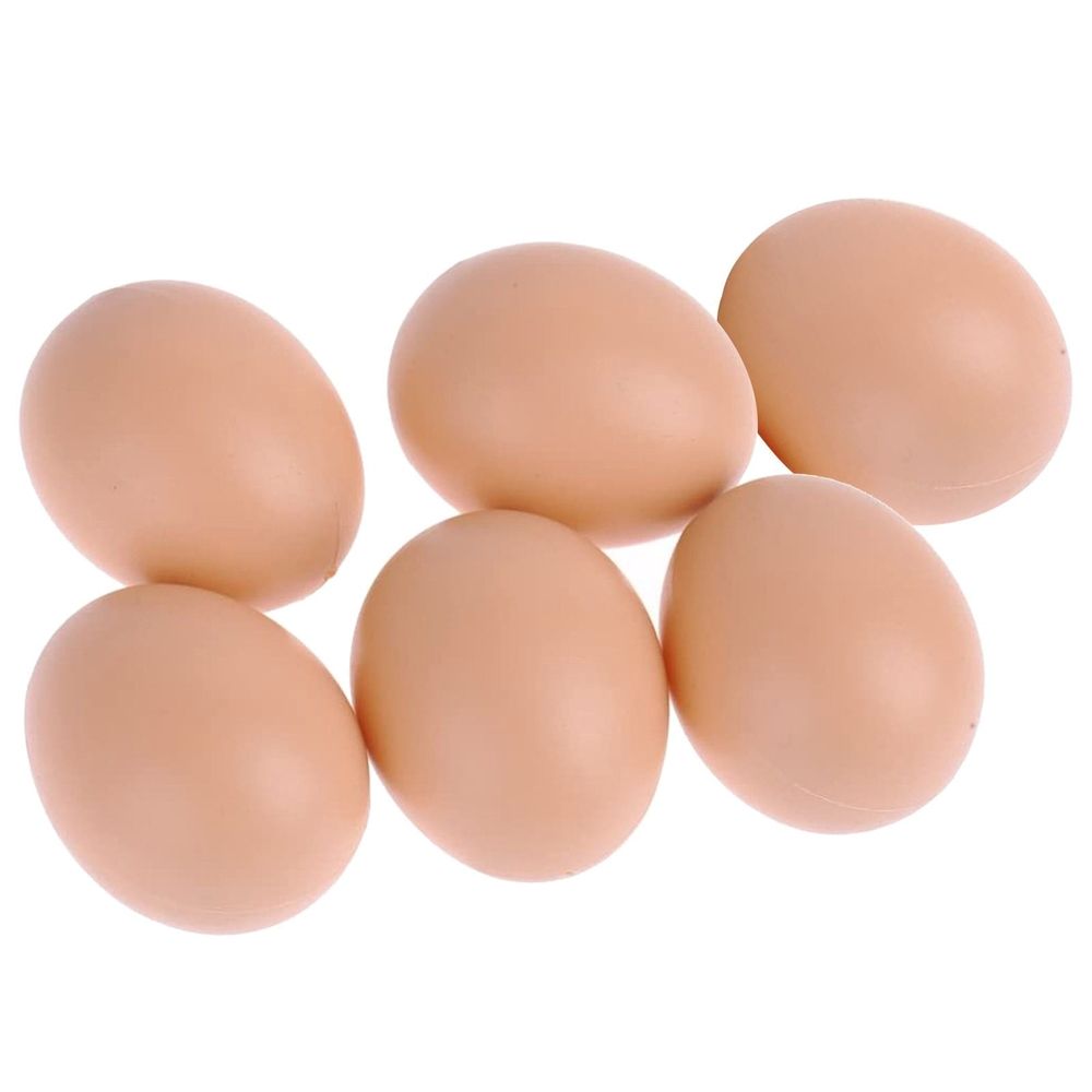 6 Pcs Fake Nest Eggs, 6 Piece
