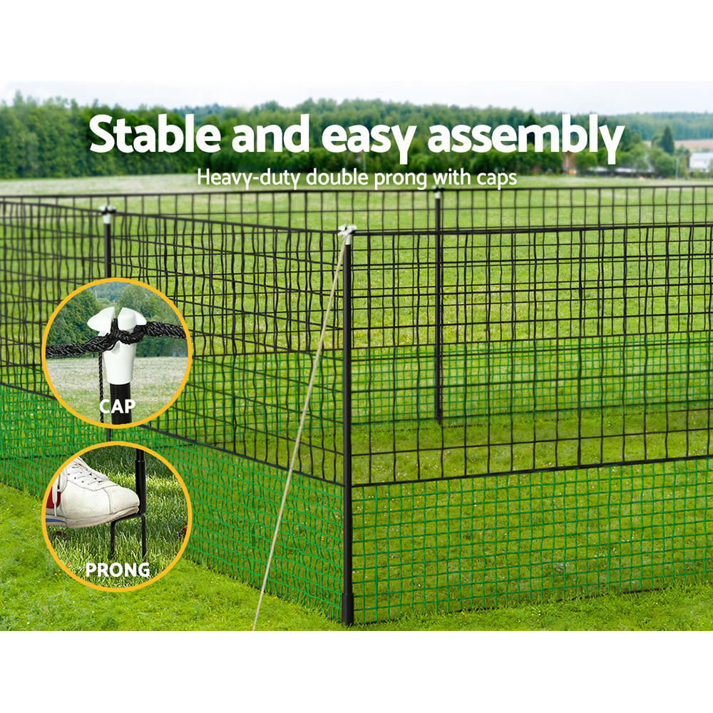 i.Pet Chicken Fence Electric 25Mx125CM Poultry Netting image 6