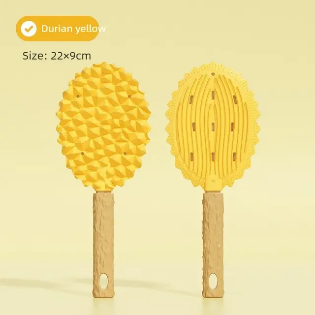 Pet Massage Comb, Cat Hair Remover Brush, Grooming Deshedding Tool-Yellow