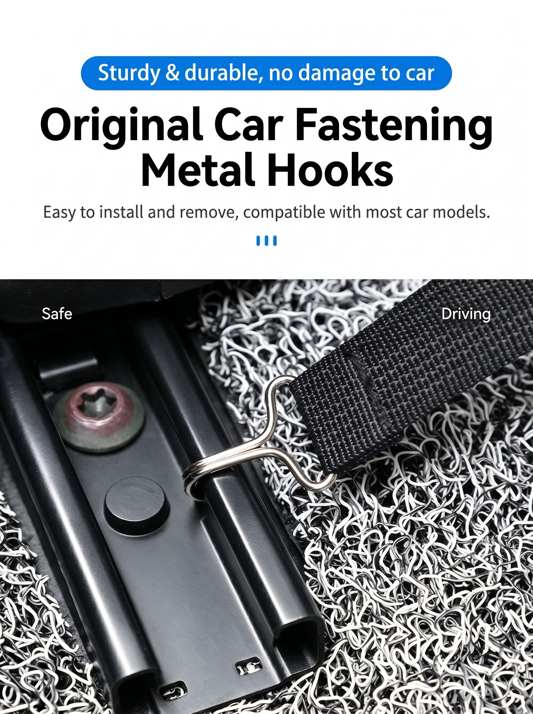 Car Pet Barrier Net for Front Seat Gap image 8