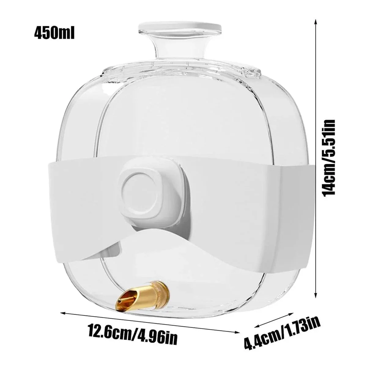 450ml Parrot Water Bottle Bird Drinker Feeder Large Capacity for Birds and Pet image 3