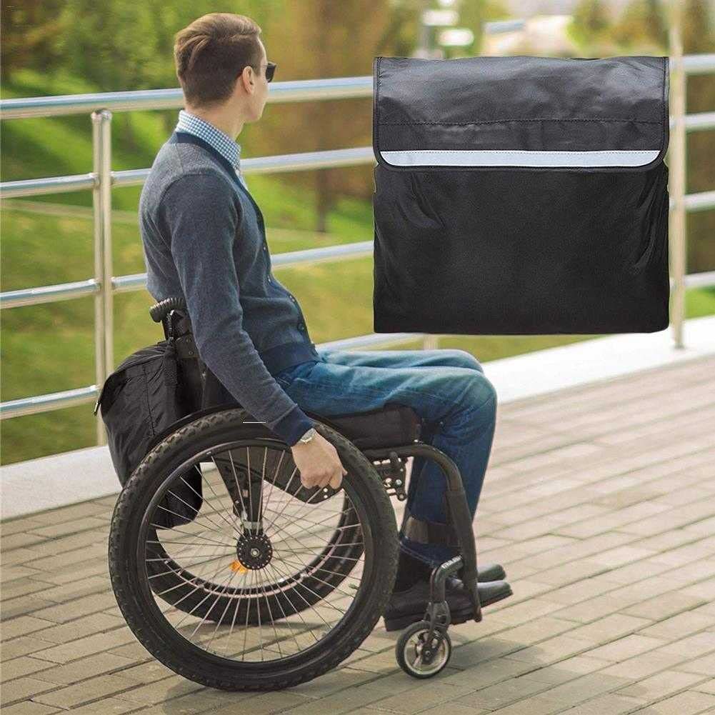 Wheelchair Pouch Wheelchair Bag Waterproof Large Wheelchair Accessories Bags to Hang… image 3