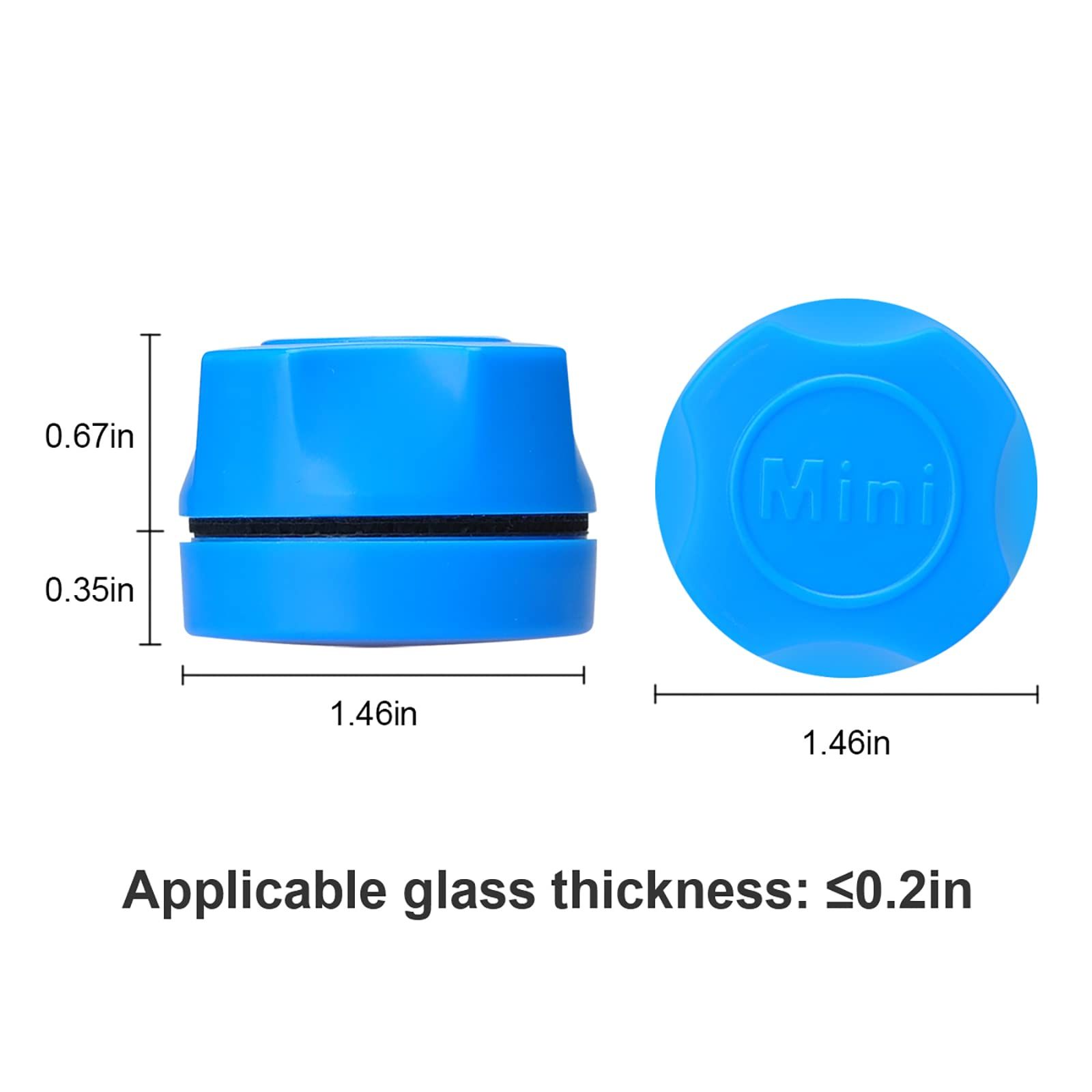 Aquarium Fish Tank Magnetic Cleaning Brush Cleaning Equipment Aquarium Supplies…, Blue image 5