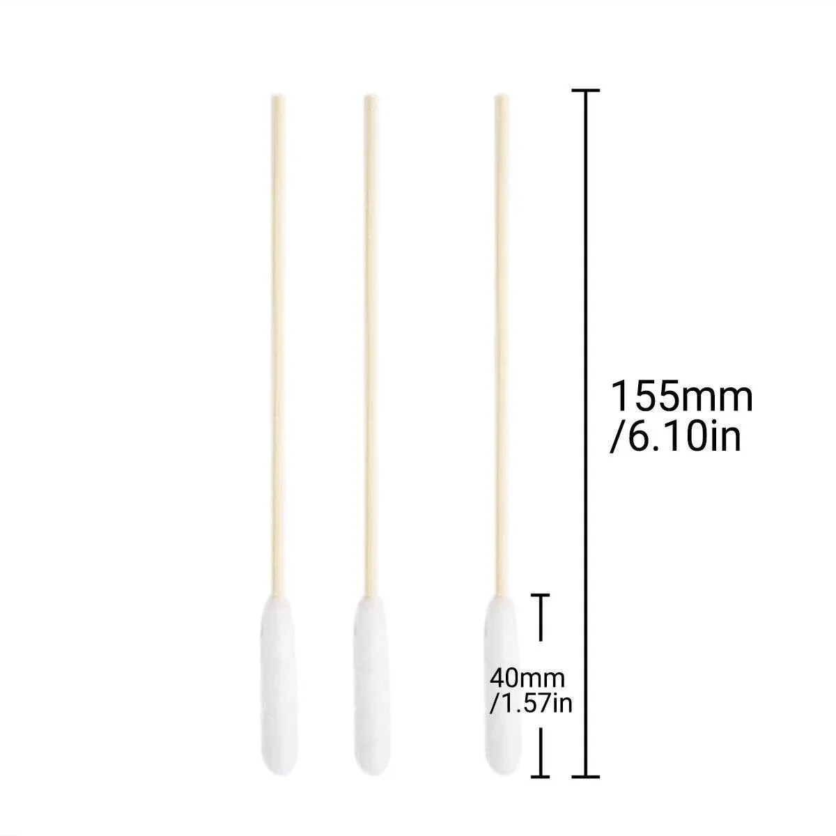 200PCS Pet Ear Eye Nose Cleaning Cotton Swabs Disposable Dog Cat Grooming Tools image 3