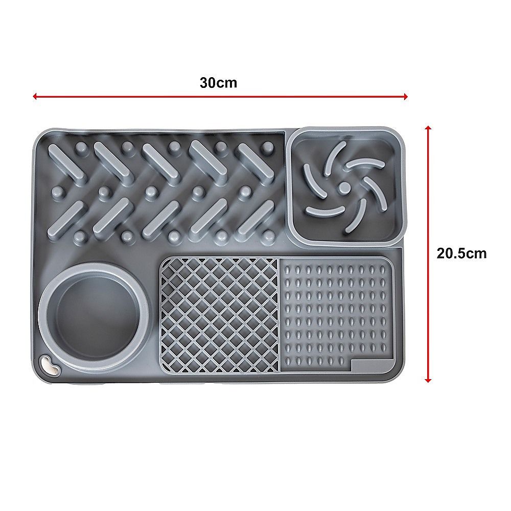 Pet Licking Mat Bite Resistant Non-Slip Slow Feeder image 9