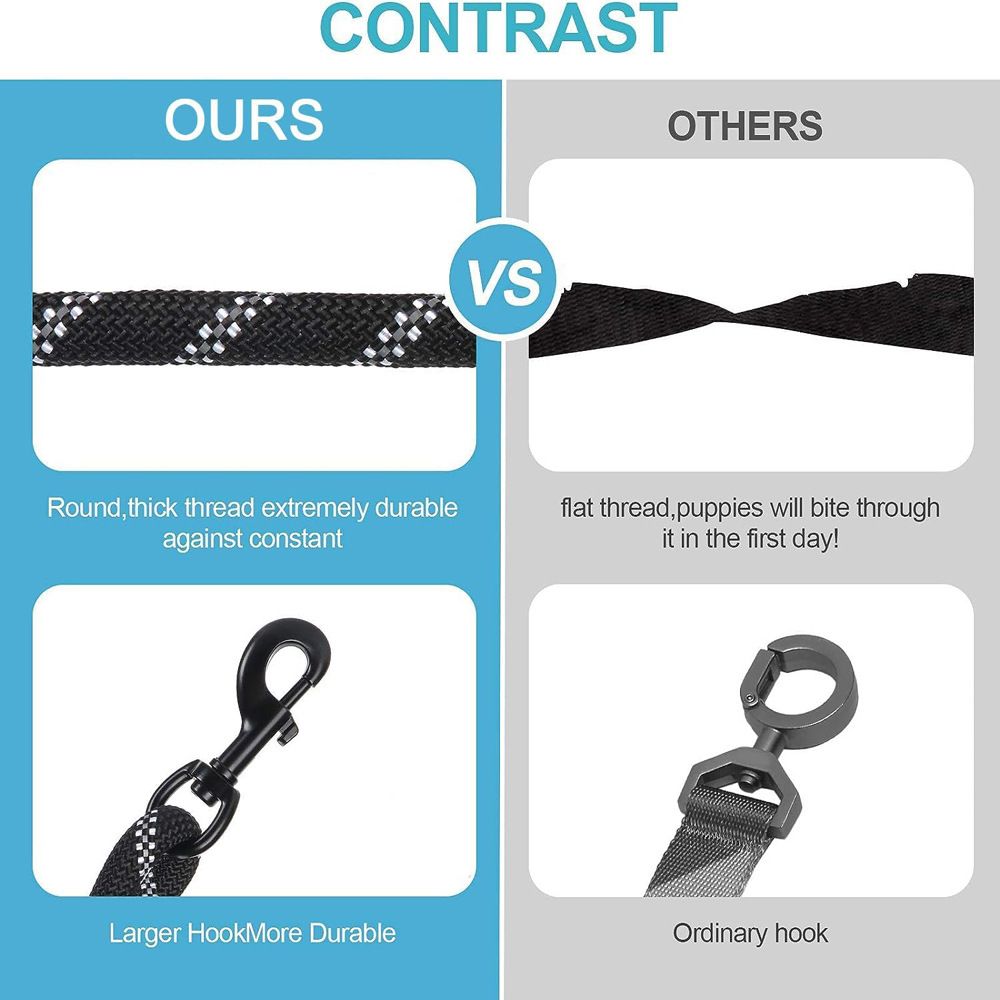 Green 3-in-1 Tangle-Free Dog Leash for 1-3 Dogs - Heavy Duty Bungee Coupler with… image 8