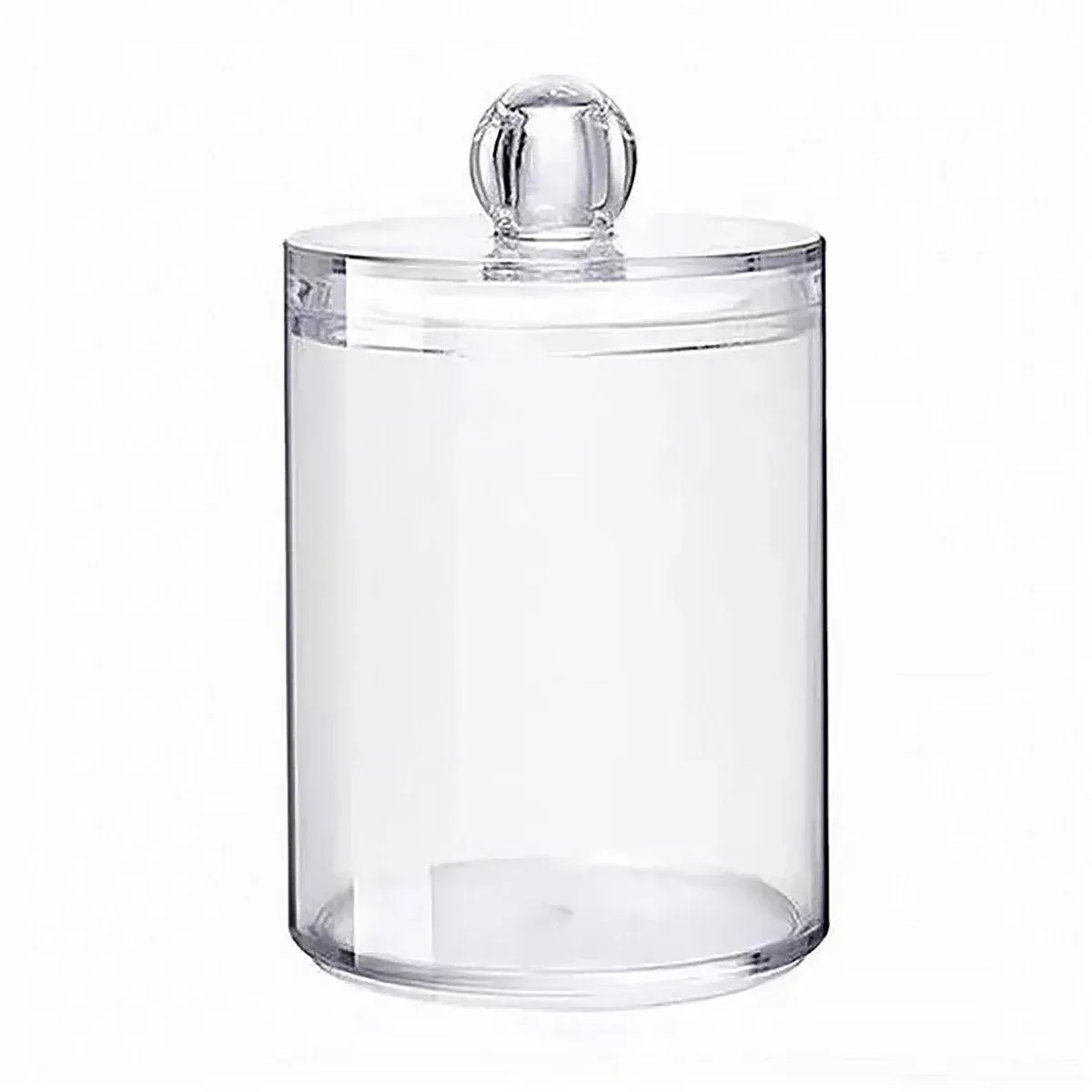 4PCS Transparent Cotton Swabs Makeup Remover Pad Storage Box Household Organizer image 2
