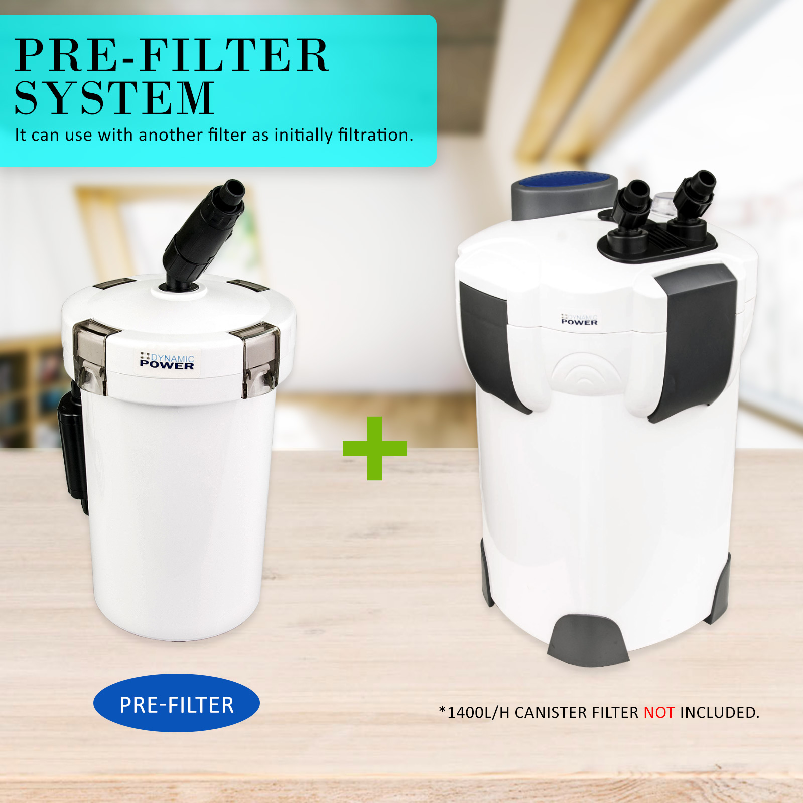 Aquarium External Canister Filter 400L/H image 6
