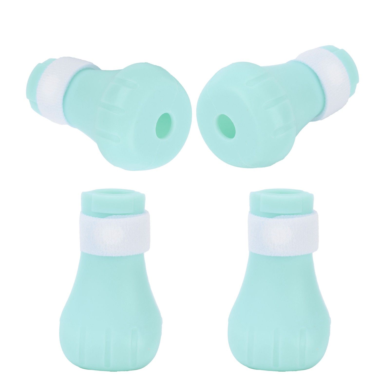 4Pcs Pet Bathing Foot Cover Silicone AntiScratch Cat Paw Protector…, Green, 4 Piece image 9