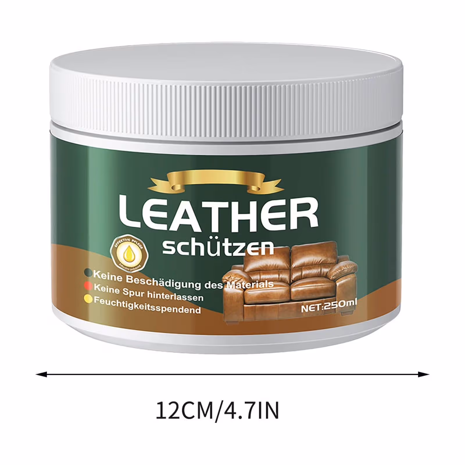 Leather Recoloring Balm 12OZ- Dark Brown Leather Repair Kit for Restore Couches image 3