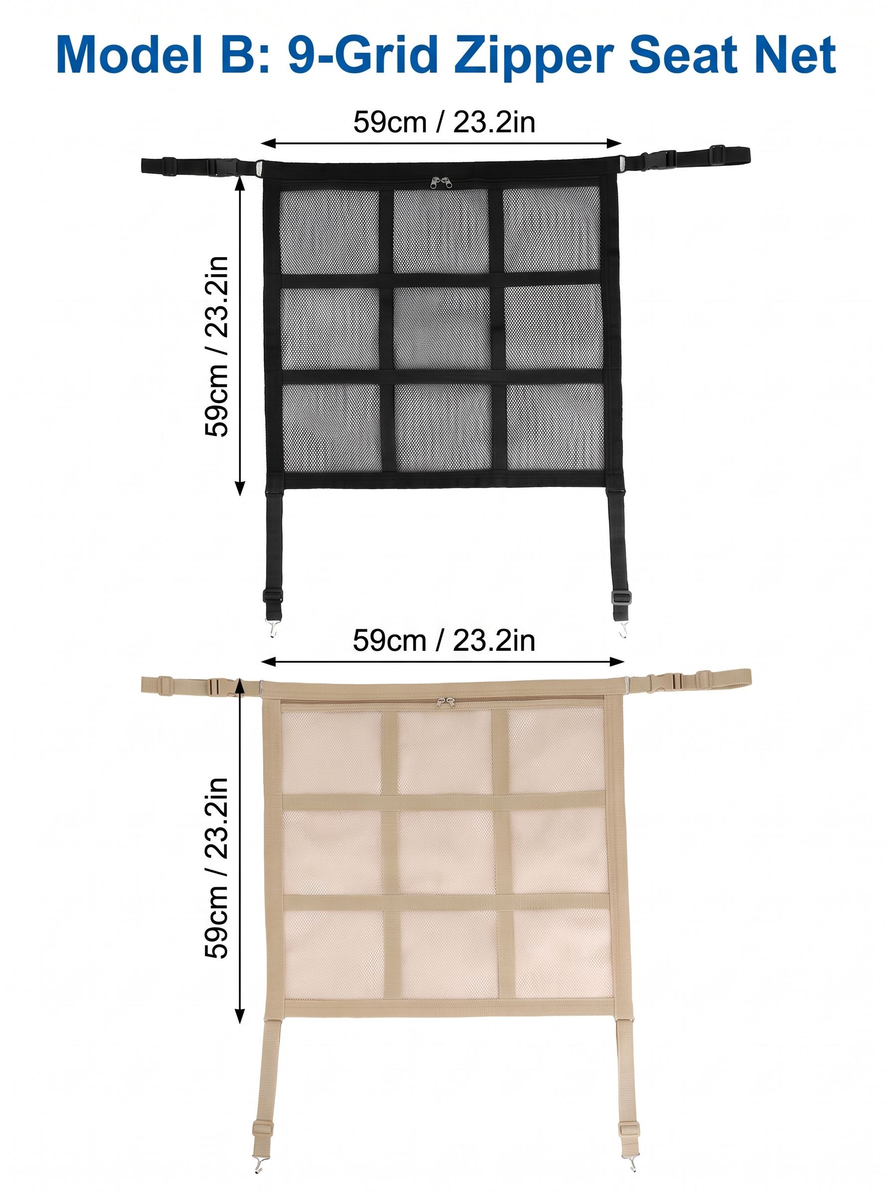 Car Pet Barrier Net for Front Seat Gap image 3