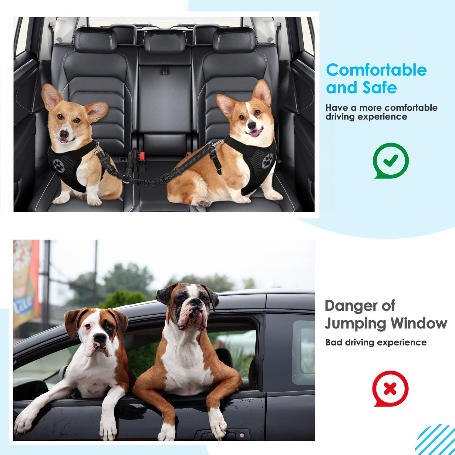 Double Dog Car Seatbelt image 5