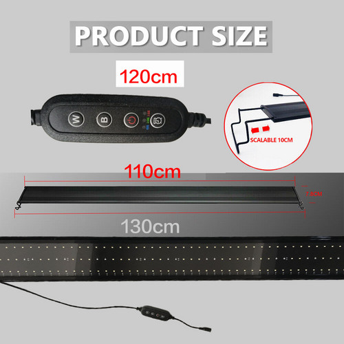 120 CM 150W 244LED Aquarium LED Lighting Marine Aqua Fish Tank Light NEW image 11