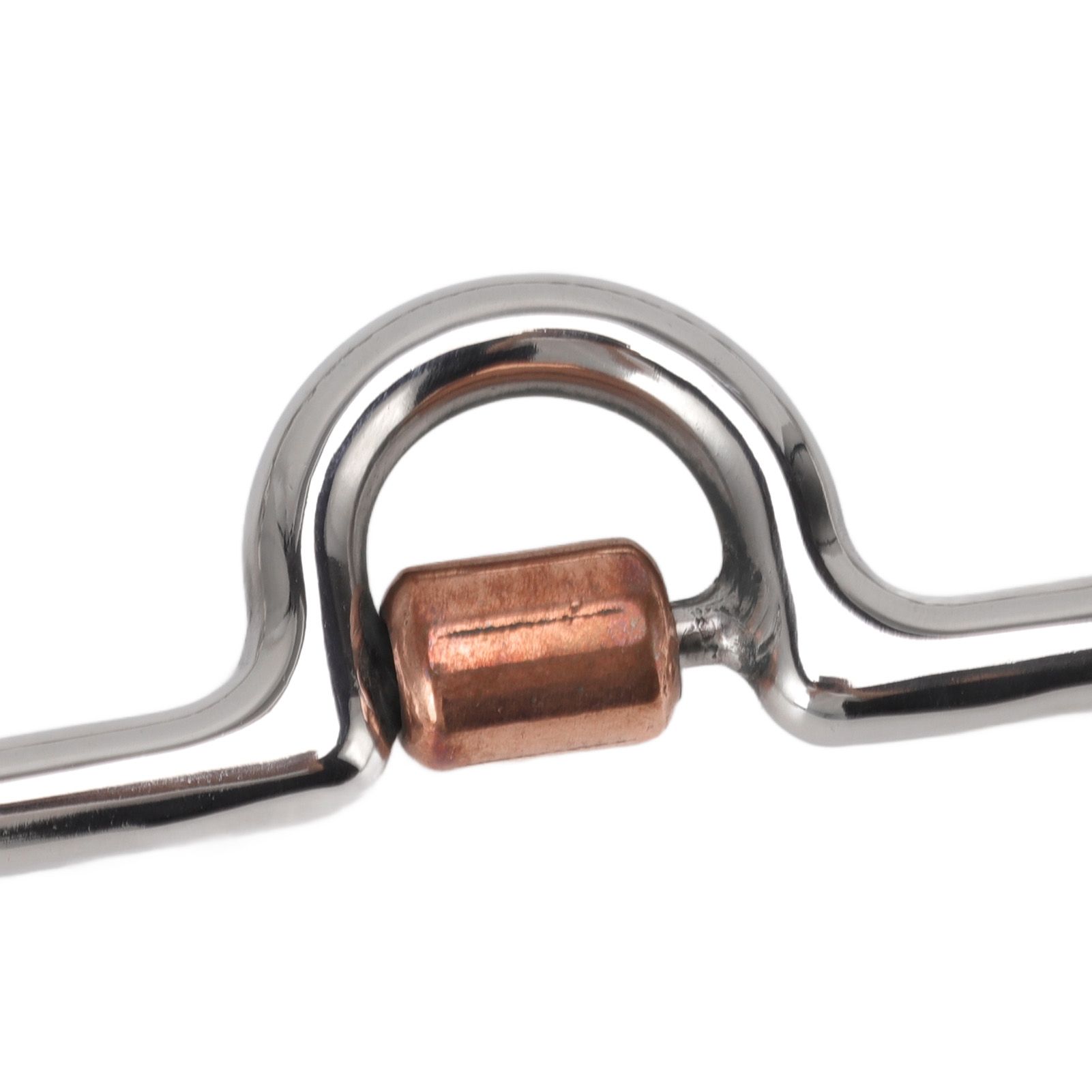 120mm Horse Mouth Snaffle with Chain Stainless Steel Horse Bit for Equestrian Training… image 14