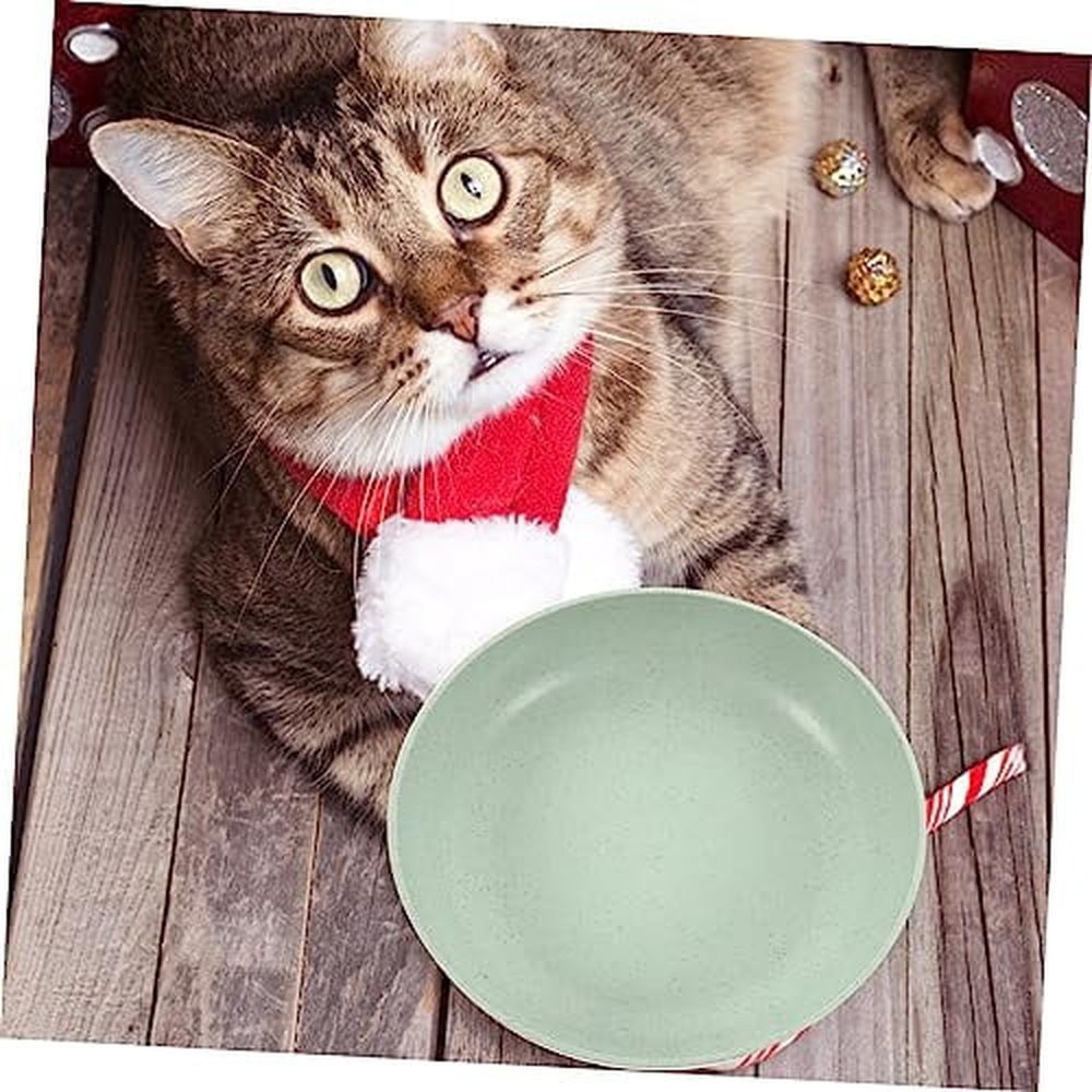 6pcs Shallow Plastic Cat Bowls Whisker Fatigue Relief Spacious Feeding Dishes for… image 4