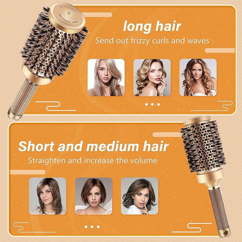 Wet Bristle Round Hair Brush image 3