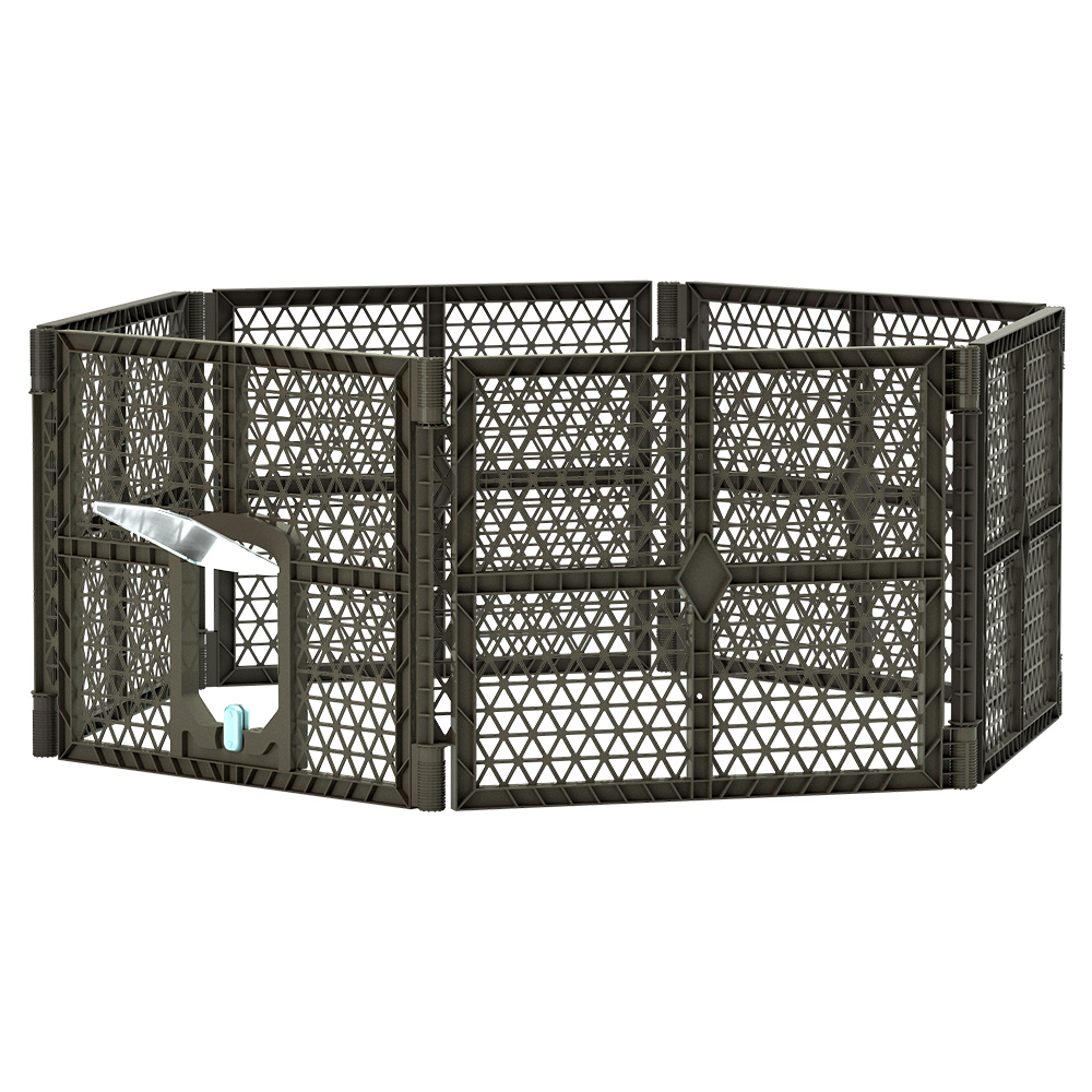 i.Pet Dog Playpen Enclosure 6 Panel Pet Fence Plastic Play Pen image 4