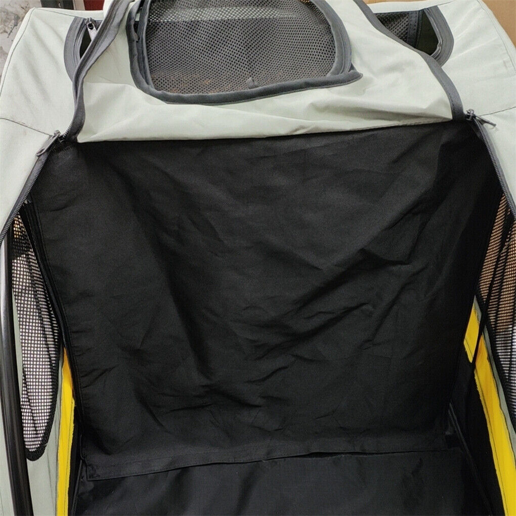 Dog Stroller w/ Divider, Foldable Pet Cart image 6
