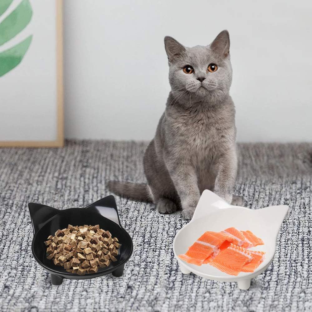 2pcs Cat Bowls Non Slip Cat Food Bowls image 3