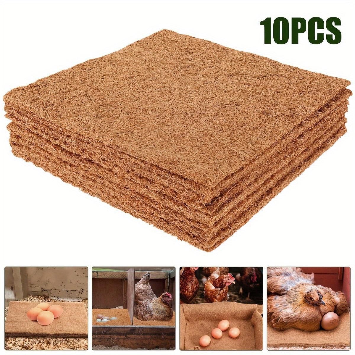 10pcs Chicken Nest Box Liner Soft Cushions for Poultry Hen Laying Coop Nest Pads image 10